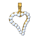 Gif animé bijoux coeur